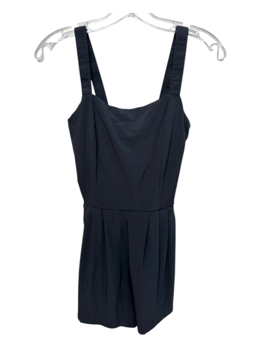 Vuori Size XS Gray Sleeveless Pleated Smocked Back Romper Gray / XS