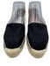 Castaner Shoe Size 37 Black & Beige Canvas Espadrille Slip On Flats Black & Beige / 37
