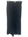 L'agence Size 26 Black Cotton Denim High Rise Pockets Maxi Skirt Black / 26
