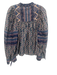 Sea New York Size Small Blue, Purple, Pink Cotton Blend Long puff sleeve Top Blue, Purple, Pink / Small