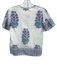 Victoria Dunn Size XS Blue, Purple, White Cotton Short Sleeve Floral Top Blue, Purple, White / XS