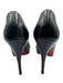 Christian Louboutin Shoe Size 39 Black Leather Peep Toe Platform Pumps Black / 39