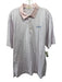 Peter Millar Size XL Pink & Blue Cotton Striped Polo Men's Short Sleeve Pink & Blue / XL