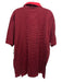 Peter Millar Size XXL Red & Black Cotton Striped UGA Polo Men's Short Sleeve Red & Black / XXL
