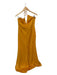 Lovers + Friends Size XL Marigold Polyester Halter Neck Open Back Side Zip Gown Marigold / XL
