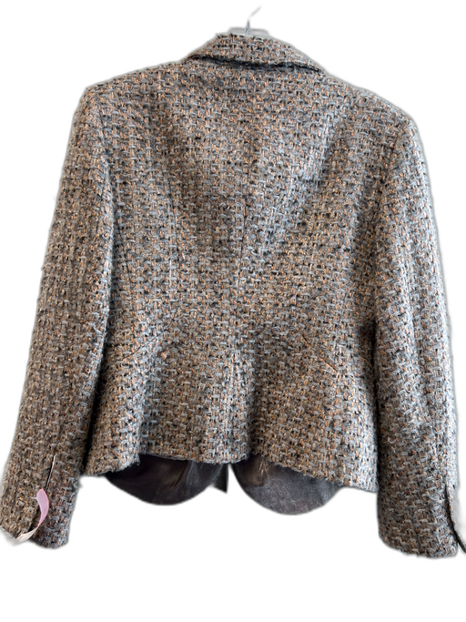 Giorgio Armani Size 42 Brown Acrylic Blend Tweed Long Sleeve Blazer Jacket Brown / 42