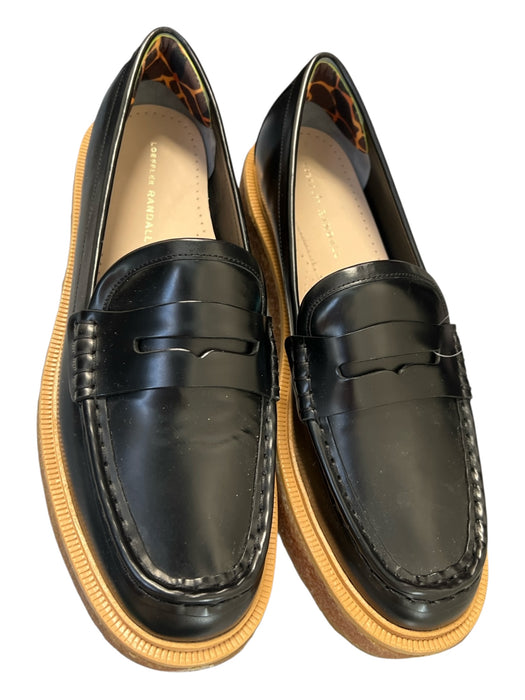 Loeffler Randall Shoe Size 11 Black Leather Gum sole Round Toe Loafer Shoes Black / 11