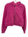 Lululemon Size XS Pink No Fabric Tag Zip Front Ribbed Detail Thumb Holes Sweater Pink / XS