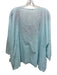 Johnny Was Size L Light Blue & Multi Cotton 3/4 Sleeve Floral Embroidery Top Light Blue & Multi / L