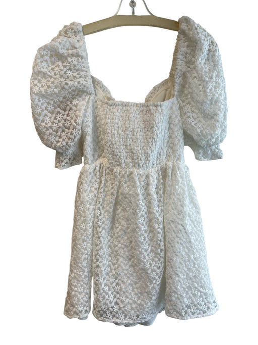 Buddy Love Size Small White Polyester Sweetheart Neckline Embroidered Dress White / Small