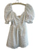 Buddy Love Size Small White Polyester Sweetheart Neckline Embroidered Dress White / Small
