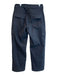 Mother Size 27 Black Cotton Blend Cargo Pocket Straight Leg Zipper Fly Jeans Black / 27