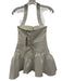 Meshki Size Small White Cotton & Nylon Blend Mini Halter Flare Dress White / Small
