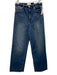 Unpublished Size 28 Dark Wash Cotton Denim Stretch Cut Off Whiskering Jeans Dark Wash / 28