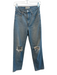 Madewell Size 24 Light Wash Cotton High Rise Zip Fly 5 Pocket Straight Leg Jeans Light Wash / 24
