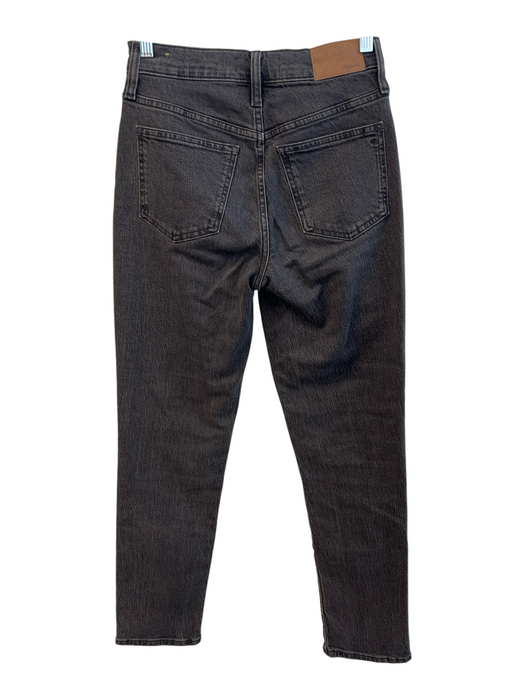 Madewell Size 24 Gray Wash Cotton High Rise Zip Fly 5 Pocket Straight Leg Jeans Gray Wash / 24
