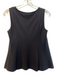 Bailey 44 Size S Black Polyurethane Faux Leather Round Neck Sleeveless Top Black / S