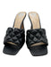 Vince Camuto Shoe Size 9 Black Leather Quilted Square Toe Pumps Black / 9