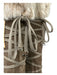 Stuart Weitzman Shoe Size 8.5 Taupe Beige Suede Upper Faux Fur Lace Up Boots Taupe Beige / 8.5