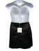 The Row Size 14 Black Silk Side Zip Solid Lined Above Knee Skirt Black / 14