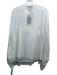 Ralph Lauren Size 14 Cream White Silk Long Sleeve Ruffle Front Button up Top Cream White / 14