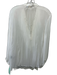 Polo Ralph Lauren Size XL White Viscose Semi Sheer Long Sleeve Lace Up Front Top White / XL