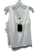 The Row Size L Cream White Acetate Blend Sleeveless Scoop Neck Tank Top Cream White / L