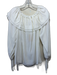 Michael Kors Collection Size L White Cotton Off Shoulder Long Balloon Sleeve Top White / L