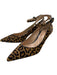 Gianvito Rossi Shoe Size 40 Mixed Browns Leather Upper Pony Hair Pumps Mixed Browns / 40
