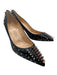 Christian Louboutin Shoe Size 40.5 Black & Metallic Leather Upper Pumps Black & Metallic / 40.5