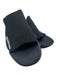 Balenciaga Shoe Size 8 Black textile upper Logo Stretch Strap Slide Mule Sandals Black / 8