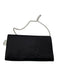 Tiffany & Co. Black & Silver Tone Satin Rhinestone Bow Flap Chain Strap Bag Black & Silver Tone