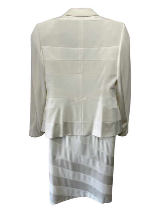 Escada Size 42 Cranberry Triacetate Blend Sleeveless Fabric Block Dress Set Cranberry / 42