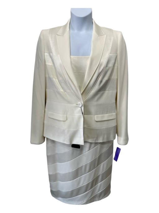 Escada Size 42 Cranberry Triacetate Blend Sleeveless Fabric Block Dress Set Cranberry / 42