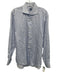 Spada roma Size 16.5 White & Blue Cotton Striped Button Up Long Sleeve Shirt White & Blue / 16.5