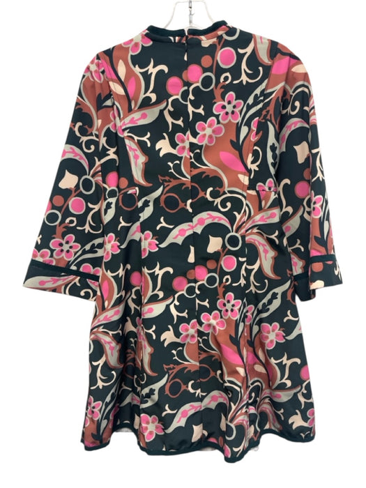 Tuckernuck Size S Green, Pink & Multi Polyester Floral Swirl pattern Dress Green, Pink & Multi / S