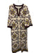 Tuckernuck Size M White, Brown, Blue, Green Cotton Embroidered Paisley Dress White, Brown, Blue, Green / M