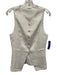 Reformation Size S / 6 White Linen Sleeveless Gold Button Detail Pockets Top White / S / 6