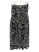 Antonio Melani Size XS / 0 Black & White Polyester Knit Swirl Flower Skirt Set Black & White / XS / 0