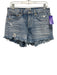 Agolde Size 27 Light Wash Cotton Denim Distressed Frayed Trim Mini Shorts Light Wash / 27