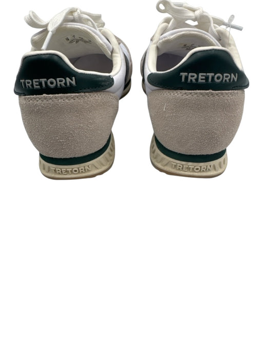 Tretorn Shoe Size 7 White, Green & Pink Textile Suede Color Blend Sneakers White, Green & Pink / 7