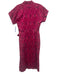 Lauren Ralph Lauren Size 2 Fuchsia Pink Cotton Blend Abstract Print Dress Fuchsia Pink / 2