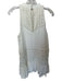 Lovers + Friends Size S White Polyester Blend Eyelet Collar High Neck Dress White / S