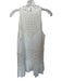 Lovers + Friends Size S White Polyester Blend Eyelet Collar High Neck Dress White / S
