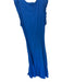 Ulla Johnson Size P Electric Blue Organic Cotton Sleeveless Ruffles Maxi Dress Electric Blue / P