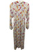 Natalie Martin Size XS Pink, Blue, Yellow Rayon Long Sleeve Fish Print Dress Pink, Blue, Yellow / XS