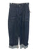 Pilcro Size 24 Dark Wash Cotton Blend Denim Contrast Stitch Cuffed Jeans Dark Wash / 24