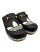 Gucci X Adidas Shoe Size 39.5 Black, White & Brown Leather Upper Logo Mule Clogs Black, White & Brown / 39.5