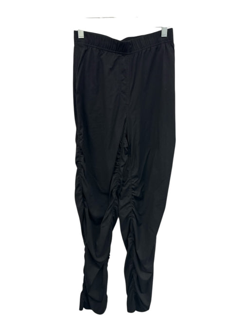 Lululemon Size Small Black Ruched Striped Pockets Jogger Pants Black / Small