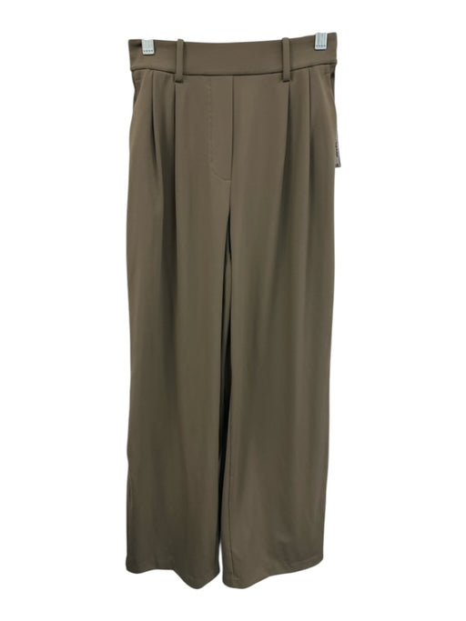Lululemon Size Small Taupe Gray Elastic Waist Pleated Wide Leg Athletic Pants Taupe Gray / Small
